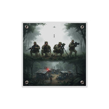 Load image into Gallery viewer, Acrylic Wall Art Panel - Jungle Drug Lab Destruction wo Explosions
