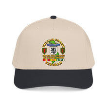 Load image into Gallery viewer, Mid Profile Baseball Cap - Vietnam Veteran Combat - 2nd Bn, 28th Infantry - 1st ID - with VN SVC - 3D - Transparent
