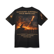 Load image into Gallery viewer, MGM-52 LANCE, 1st Battalion, 12th Field Artillery Tribute - Cut &amp; Sew Tee - Fort Sill OK- Cold War Deterrent (First Lance Missile Battalion)
