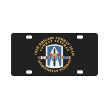 Load image into Gallery viewer, Army - 76th Brigade Combat Team w Afghan SVC Ribbons X 300 Classic License Plate
