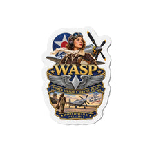 Load image into Gallery viewer, Die-Cut Magnet - WASP - Women Airforce Service Pilot - WWII - 3D - Enhanced

