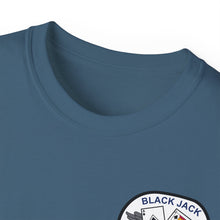 Load image into Gallery viewer, Unisex Ultra Cotton Tee - Vietnam Combat Aviation Vet w Air Crew Badges - HQ &amp; HQ Company 12th Aviation Group Combat Blackjack - Sgt Howard Meyers - 1968-1969 SVC X 300
