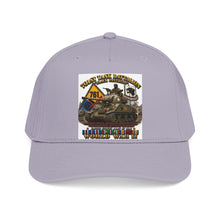 Load image into Gallery viewer, Mid Profile Baseball Cap - Army - 761st Tank Battalion - Black Panthers - w Tank w - KITT SSI WWII  EU SVC - 3D - Enhanced
