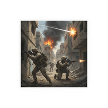 Load image into Gallery viewer, Indoor and Outdoor Silk Posters - Marines in  the 2nd Battle of Fallujah
