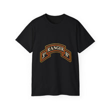 Load image into Gallery viewer, Unisex Ultra Cotton Tee - Army - 3rd Ranger Battalion - Ranger Scroll - 3D - Enhanced
