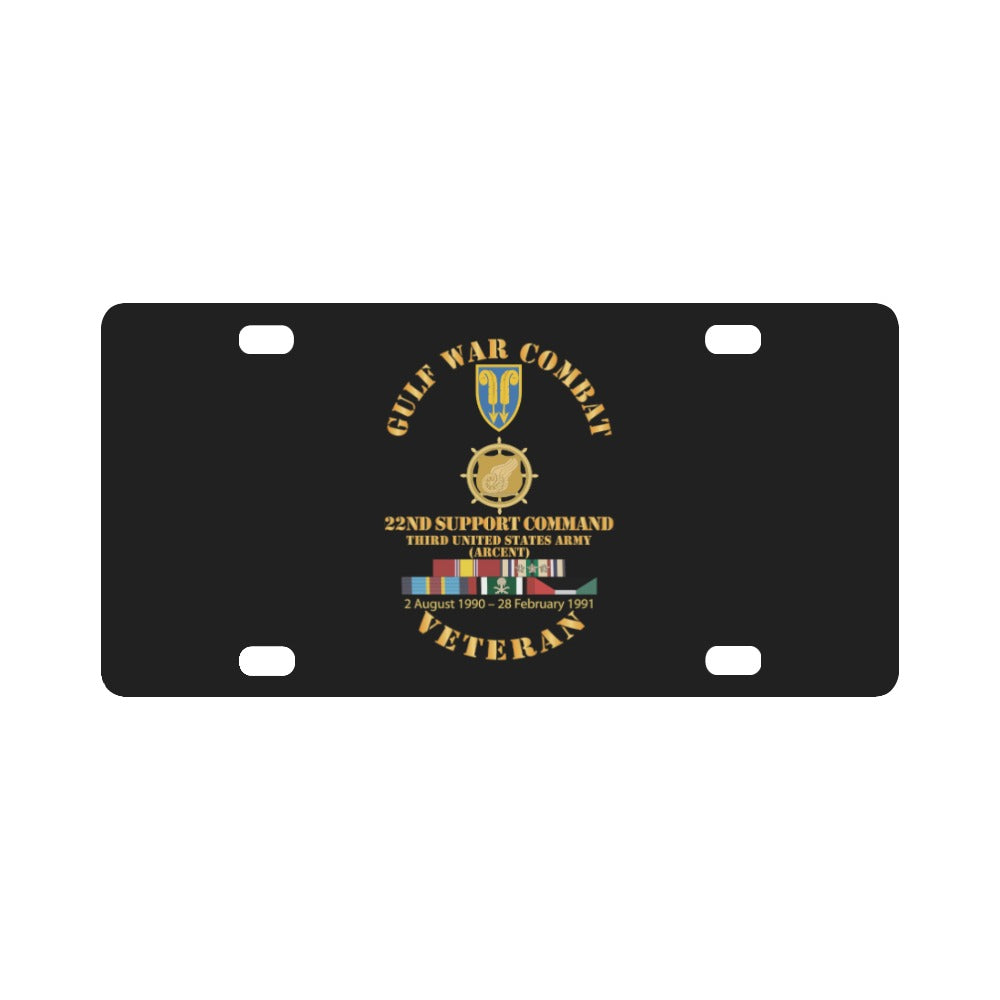 Gulf War Combat Vet w 22nd Support Command - 3rd Army X 300 Classic Li