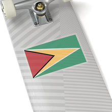 Load image into Gallery viewer, Kiss-Cut Stickers - Flag - Republic of Guyana wo txt X 300
