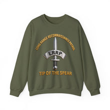Load image into Gallery viewer, Crewneck Sweatshirt - LRRP - Tip of the Spear - 3D - Enhanced
