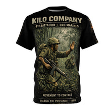 Load image into Gallery viewer, Kilo Company 4/3/3 Marines Tribute Tee — "Movement to Contact" 1st Platoon
