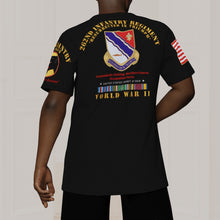 Load image into Gallery viewer, All-Over Print Men&#39;s T-shirt | - 66th Infantry Division - Pasquale - 262nd INF Regiment - WWII
