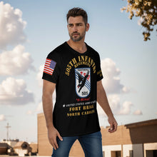 Load image into Gallery viewer, All-Over Print Men&#39;s O-Neck T-Shirt - Army - 505th Parachute Infantry Regiment - H-Minus Night Assault at 800 Feet
