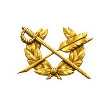 Load image into Gallery viewer, Kiss-Cut Stickers - Army - JAG Branch wo txt - 3D - enhanced
