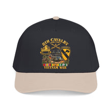 Load image into Gallery viewer, Mid Profile Baseball Cap - Army - 8th Cavalry (Air Cav) - 1st Cav Division w VN SVC - 3D - Enhanced
