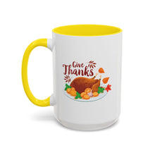 Load image into Gallery viewer, Accent Coffee Mug - Give Thanks
