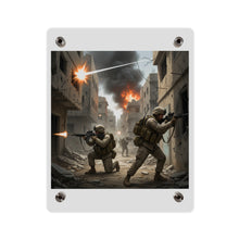 Load image into Gallery viewer, Acrylic Wall Art Panel - Marines in  the 2nd Battle of Fallujah
