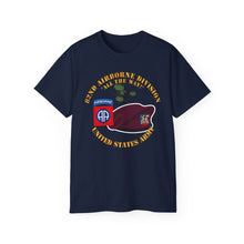Load image into Gallery viewer, Unisex Ultra Cotton Tee - Army - 82nd Airborne Div - Beret - Mass Tac - Maroon - 3rd Bn 82nd Avn Regt
