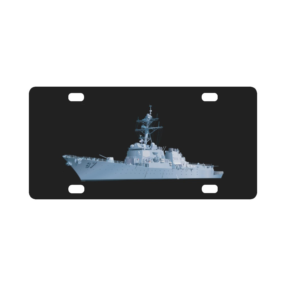 USS Mason ship wo Water X 300 Classic License Plate