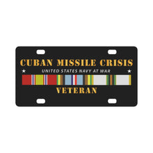 Load image into Gallery viewer, Navy - Cuban Missile Crisis w AFEM COLD SVC Classic License Plate
