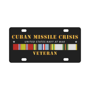 Navy - Cuban Missile Crisis w AFEM COLD SVC Classic License Plate