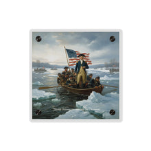 Load image into Gallery viewer, Acrylic Wall Art Panel - Washington Crossing the Delaware duing the Revolutionary War
