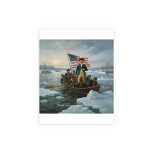 Load image into Gallery viewer, Indoor and Outdoor Silk Posters - Washington Crossing the Delaware duing the Revolutionary War
