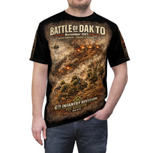 Load image into Gallery viewer, 4th Infantry Division Vietnam Tribute Tee — Battle of Dak To (Nov 1967)

