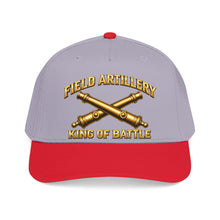 Load image into Gallery viewer, Mid Profile Baseball Cap - Field Artillery - King of Battle - 3D - Enhanced
