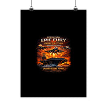 Load image into Gallery viewer, Matte Poster - Operation Epic Fury - Gerald R. Ford Carrier Strike Group
