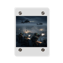 Load image into Gallery viewer, Acrylic Wall Art Panel - Night Air Assault by Army Rangers
