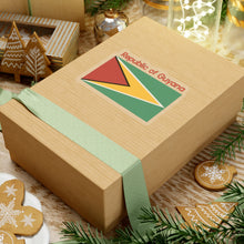 Load image into Gallery viewer, Kiss-Cut Stickers - Flag - Republic of Guyana w Republic of Guyana X 300
