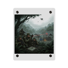 Load image into Gallery viewer, Acrylic Wall Art Panel - SOF Team Hitting a Jungle Drug Lab
