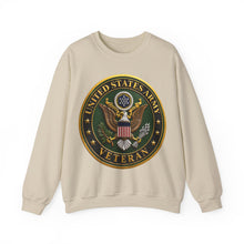 Load image into Gallery viewer, Crewneck Sweatshirt - Army - US Army Veteran - 3D - Enhanced
