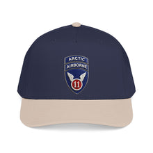 Load image into Gallery viewer, Mid Profile Baseball Cap - 11th Airborne Division w Arctic Tab wo txt - 3D - Enhanced
