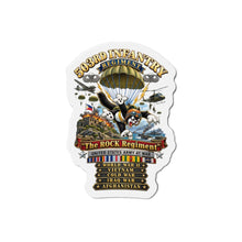 Load image into Gallery viewer, Die-Cut Magnet - Army - 503rd Parachute Infantry Regiment - The Rock Regiment - Wars - 3D - Enhanced
