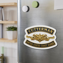Load image into Gallery viewer, Die-Cut Magnet - USCG - Cutterman - Officer w txt - 3D - Enhanced
