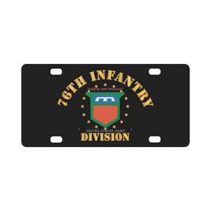 Army - 76th Infantry Division - Liberty Bell Division X 300 Classic License Plate