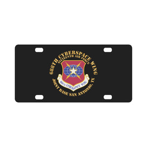 USAF - 688th Cyberspace Wing - SSI - Joint Base San Antonio, Texas - 16th AF X 300 Classic License Plate