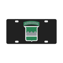 Load image into Gallery viewer, SSI - 80th Infantry Division w Airborne Tab X 300 Classic License Plate
