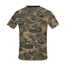 Load image into Gallery viewer, Desert Convoy Camouflage Pattern Men's All Over Print Crew Neck T-Shirt
