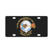 Load image into Gallery viewer, AAC - 754th Bombardment Squadron - Army Air Corps - WWII X 300 Classic License Plate
