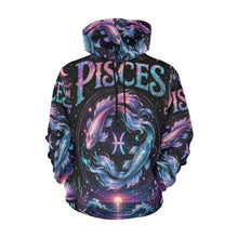 Load image into Gallery viewer, Pisces - Dreaming in Cosmic Men's All Over Print Hoodie (USA Size)

