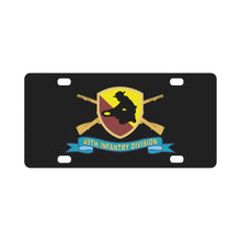 Load image into Gallery viewer, 49th Infantry Division - w Br - DUI - Ribbon X 300 Classic License Plate
