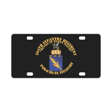 Load image into Gallery viewer, Army - COA - 504th Infantry Regiment X 300 Classic License Plate
