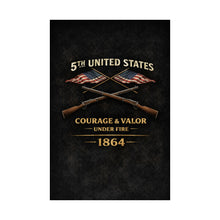 Load image into Gallery viewer, Matte Poster - Honoring the 5th USCT, 1864 - Left
