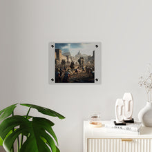 Load image into Gallery viewer, Acrylic Wall Art Panel - Hannibal Battling the Roman Legions as he Enters Rome
