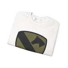 Load image into Gallery viewer, Crewneck Sweatshirt  - SSI - 1st Cavalry Division - Subdued X 300
