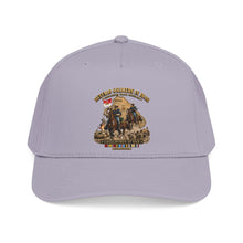Load image into Gallery viewer, Mid Profile Baseball Cap - Army - Buffalo Soldiers in Iraq - OIF - Cavalrymen at War  w IRAQ SVC - 3D - Enhanced
