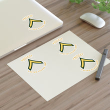 Load image into Gallery viewer, Military Sticker Sheets, Army Rank - Private E2. Army with Text Stickers, Military Decals, Military Scrapbooking, Military Planner Accessories,
