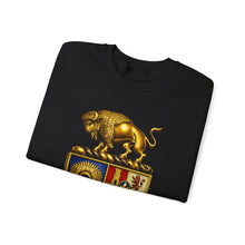 Load image into Gallery viewer, Crewneck Sweatshirt - Army - 10th Cavalry Regiment - BUffalo Soldiers - COA - Ready and Forward - 3D Enhanced
