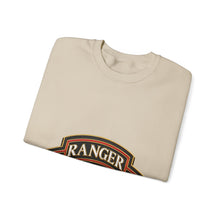 Load image into Gallery viewer, Crewneck Sweatshirt - Army - 75th Ranger Regiment - STB - Ranger Scroll - 3D - Enhanced
